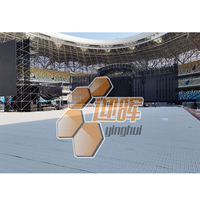 T-03 Revêtement de sol temporaire durable pour événements, type Nid d'oiseau, pour Stade National de Pékin, utilisation intérieure/extérieure, protection de gazon pour tentes et concerts