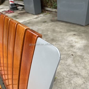 Sièges d'attente extérieurs banc de parc en bois banc de jardin extérieur banc renversé chaise pour rue - Product Image 6