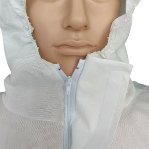 TYPE 5/6ชุดสาดสารเคมีความเสี่ยงต่ำโดยรวม,ชุดคลุมแบบใช้แล้วทิ้ง SMS ระบายอากาศได้ดีมาก - Product Image 3