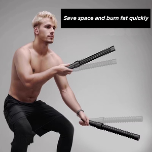 Corde de combat sans fil Iroga Fitness Home Gym en acier à ressort, noire, durable et portable, 50 cm, pour entraînement complet du corps - Product Image 5