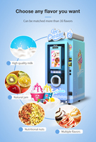 TCN Kommerzieller Eiscremeautomat Frisch Zubereiteter Softeis-Automat Selbstbedienungs-Dessertmaschine