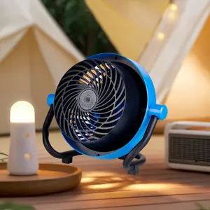 8 inch Bruchless DC circular fans turbo fans camping fan