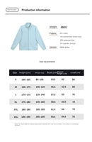 Nouveau sweat-shirt à col montant en coton lourd de 380 g pour hommes et femmes, tendance, double fermeture éclair avec couleur contrastée