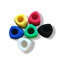 Couvre-micro en mousse triangulaire de différentes couleurs