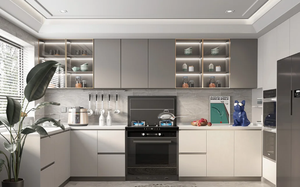 Fabricant d'armoires de cuisine modulaires Armoire de rangement design personnalisé - Product Image 6