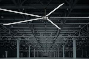 พัดลมเพดานอุตสาหกรรม HVLS สำหรับระบายอากาศในอาคาร - Product Image 5