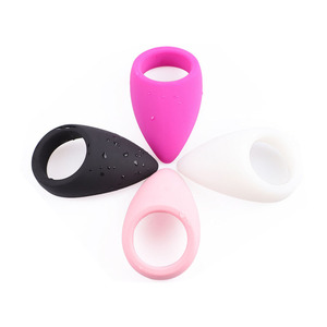 Silikon erkek Penis esaret halka horoz Chastity kafes zaman gecikmesi seks oyuncakları erkekler için - Product Image 1