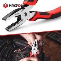 MAXPOWER 8 "Lineman/Diagonale/Nez d'aiguille/Pompe à eau Pinces Set 4PCS Outils de réparation Herramientas