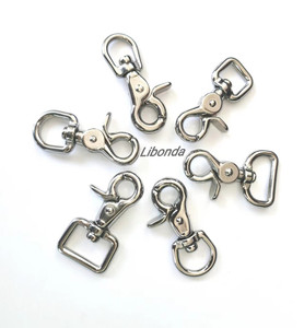 Mosqueton pivotant en acier inoxydable pour sac, laisse de chien, crochet, fermoirs à déclenchement - Product Image 1