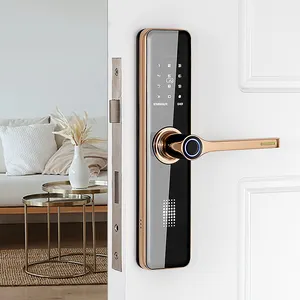 Smart Card Hotel Lock Betaalbare Beste Nfc Vingerafdruk Draadloze Smart Home Deurslot Voor Kantoor