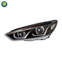 Faro Delantero YU GUANG Plug and Play para Ford Focus MK3 2015-2018, Accesorios de Coche con Faros LED Modificados y Lente de Proyector