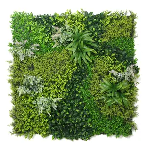 ULAND decorazione esterna giardino verticale 3d piante artificiali verdi pannello a parete bosso