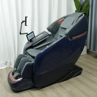 Sillón de Masaje Portátil 3D de Lujo, 152 cm, SL Track, Estiramiento Tailandés, Gravedad Cero, Reclinable para Cuerpo Completo, para Usuarios Altos, Inteligente
