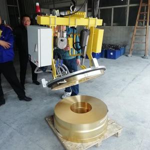 एल्यूमीनियम कॉइल और रोल क्षैतिज और झुकाव हैंडलिंग के लिए संचालित चल वैक्यूम लिफ्टर - Product Image 3