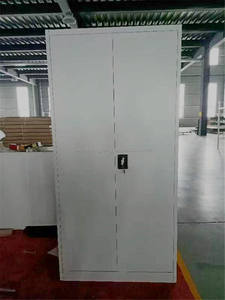 Armoire de rangement de fichiers verticale en acier moderne à deux portes pour le bureau de l'école - Product Image 3