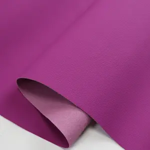 China Supplier Synthetic Leather Manufacturer Purple Color Car Seat Cover Use Microfiber Leather Factory