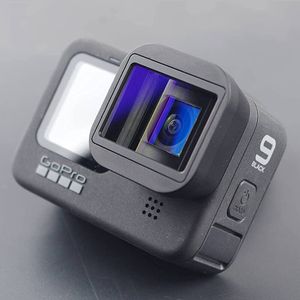 Objectif Cinéma Anamorphique Fisheye IBOOLO 1.55X au Design Populaire avec Revêtement Bleu pour GoPro 9 en Verre Optique Aluminium - Product Image 3