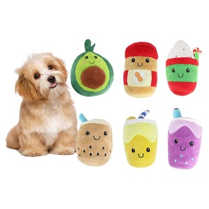 Großhandel Haustier produkte niedlichen Plüsch Haustier Spielzeug Hundes pielzeug Kau set Haustier Spielzeug - Product Image 1