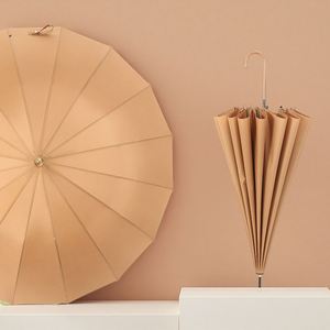 Promotional Style <b>Large</b> Luxurious Rain Parasol Wind Resistant Classic Design Travel Golf <b>Umbrella</b> for Women Polyester Material - Product Image 4