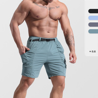 Fabricants de shorts MTR3374, vente en gros, shorts de sport en nylon de couleur unie personnalisés, shorts de sport pour hommes, shorts de gym