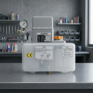 Showa ปั๊มน้ำมันมอเตอร์เดิม LCB4-8744E 100-110V 0.1L/นาทีระบบหล่อลื่น4L 1.4MPa สำหรับงานกลึง - Product Image 3