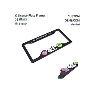 Marco para Matrícula de Coche con Logotipo Personalizado, Cromado, Diseño Colgante, Material Plástico con Certificación ISO9001, Modelo para EE. UU. - Product Image 3