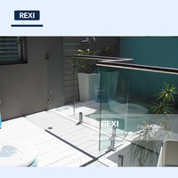 Verre trempé stratifié transparent et robuste pour piscine, bâtiment, serre industrielle, utilisation élégante en salle à manger, clôture décorative