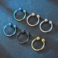18K or 6mm sphère ronde Double boule ouverte réglable anneau d'articulation en acier inoxydable bijoux de mode anneaux d'orteil pour les femmes