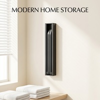 Porte-vêtements suspendu YOTO pour usage domestique, balcon, petit espace de rangement, sans perçage, pour baies vitrées, extensible, pliable, invisible