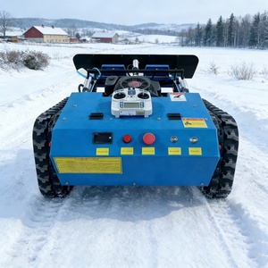 เครื่องตัดหญ้าอัตโนมัติสำหรับพื้นที่ลาดชันบนภูเขา ทุกสภาพพื้นที่ในฟาร์มและสนามหญ้า พร้อมอุปกรณ์ต่อพ่วงสำหรับไถหิมะ - Product Image 3