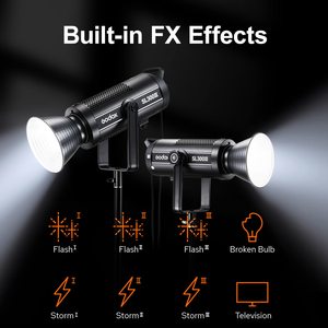 <span class=keywords><strong>Godox</strong></span> SL300III 330W Lumière Vidéo LED Professionnelle Éclairage Continu 5600K CRI 96+ TLCI 97+ Monture Bowens Contrôle par Application pour <span class=keywords><strong>YouTube</strong></span> - Product Image 4