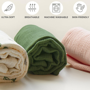 Copri Lettino Imbottito <span class=keywords><strong>per</strong></span> <span class=keywords><strong>Neonati</strong></span>, Copertura <span class=keywords><strong>per</strong></span> Seduta da Pavimento, Set da 2 Coperture in Mussola <span class=keywords><strong>per</strong></span> Lettino Neonato, Copri Cuscino in Cotone <span class=keywords><strong>per</strong></span> <span class=keywords><strong>Neonati</strong></span> - Product Image 3