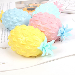 Fidget Toys Pineapple Stress <b>Ball</b> Fruit Fidget Stress <b>Ball</b> Toys <b>Squeeze</b> Toy Squishy Pineapple for Pressure Release - Product Image 4