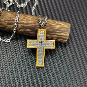 Collar de plata de primera ley con forma de cruz para mujer, collar, Gargantilla, plata esterlina 2022, oro de 18 quilates - Product Image 3