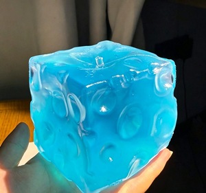 Jouets anti-stress souples en PU de haute qualité, colorés et transparents, en forme de fromage ou de vaseline, pour la vente en gros et les cadeaux - Product Image 3
