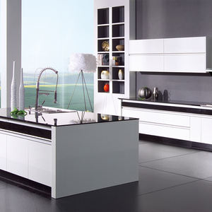 Placa de mdf laminada pré-acabada, brilhante uv de 16mm 18mm face de melamina e1 e2 mdf - Product Image 2