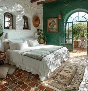 <span class=keywords><strong>AJJ</strong></span>-M421 Muebles para el Hogar de Fábrica, Estilo Wabi-Sabi, Cama Doble de Alta Gama para Villas y Resorts Minimalistas - Product Image 1