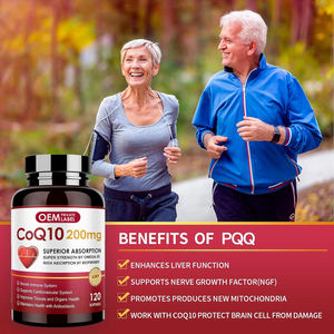 Capsule per Adulti OEM con Coenzima Q10, PQQ, Omega-3, BioPerine e L-Carnitina |   Integratore Erboristico per il Supporto del Cuore e del Sistema Immunitario con Assorbimento Superiore - Product Image 5
