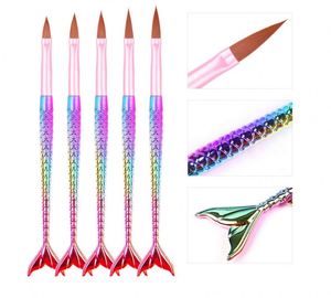 แปรงอะคริลิคด้ามไม้สีแดง ขนโคเลนสกี้แท้ สำหรับทาผงทำเล็บ แปรงทำเล็บแบบกำหนดเองได้ พร้อมรับผลิตแบรนด์ส่วนตัว - Product Image 6