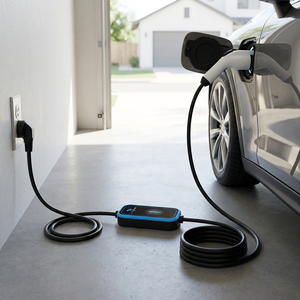 Chargeur EV portable 3,5 kW 16A Type 2 Niveau 2 EVSE Chargeur de <span class=keywords><strong>voiture</strong></span> mobile avec écran LCD IP65 Station de recharge pour véhicules <span class=keywords><strong>électrique</strong></span>s - Product Image 5