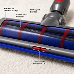 Cabezal de cepillo motorizado para aspiradora <span class=keywords><strong>Dyson</strong></span> V15 V11 <span class=keywords><strong>V10</strong></span> V8 V7, accesorio de repuesto para aspiradora eléctrica, ¡gran oferta de fábrica! - Product Image 3