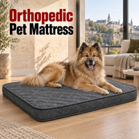 Matelas orthopédique pour chien avec mousse de soutien et housse facile à nettoyer pour les marques et les distributeurs