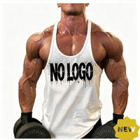 Toptan ucuz özel spor salonu için üst giyim nefes egzersiz spor giyim spor yelek erkek vücut geliştirme Stringer Tank Top