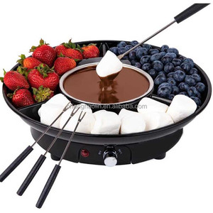 Kit de <span class=keywords><strong>fondue</strong></span> au chocolat détachable avec contrôle de température pour fêtes à domicile, ensemble de pot à <span class=keywords><strong>fondue</strong></span> électrique, machine à fontaine à chocolat, <span class=keywords><strong>tour</strong></span> de fusion - Product Image 2