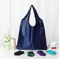 Extensible Robuste Pliant Fourre-Tout Grand Sac Réutilisable 190T 210D Polyester Sac À Provisions Pliable