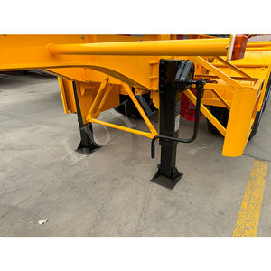 Luyi Shipping Skeleton <strong>Container</strong> Chassis Truck Trailer Gold Supplier Used Customized Logo <strong>3</strong> Axles 40Ft Semi-Trailer 8 Units - Product Image 5