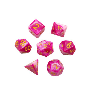 Bộ Xúc Xắc ESANDA DND, Bộ 7 Con Xúc Xắc Đa Diện Cho Dungeon Và Rồng RPG MTG Trò Chơi Trên Bàn Với Túi Flannel Lớn - Product Image 5