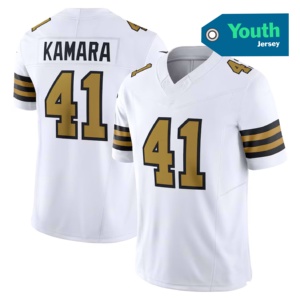 Camiseta Juvenil de Alta Calidad de Nueva Orleans <span class=keywords><strong>41</strong></span> #   Kamara <span class=keywords><strong>12</strong></span> #   Camisetas de Fútbol Americano Cosidas de Edición Limitada Olave, Camisetas Personalizadas con Logotipo - Product Image 3
