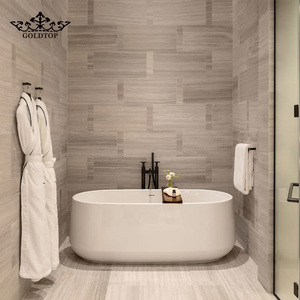 Carreaux de marbre blanc Goldtop en pierre naturelle, polis, étanches, pour sols intérieurs de luxe, hôtels, villas, salles de bain, design graphique - Product Image 5