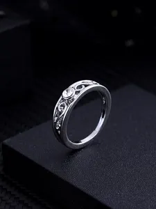 보석 유럽 양면 간단한 절묘한 스타일 성격 Bule 다이아몬드 숙녀 반지